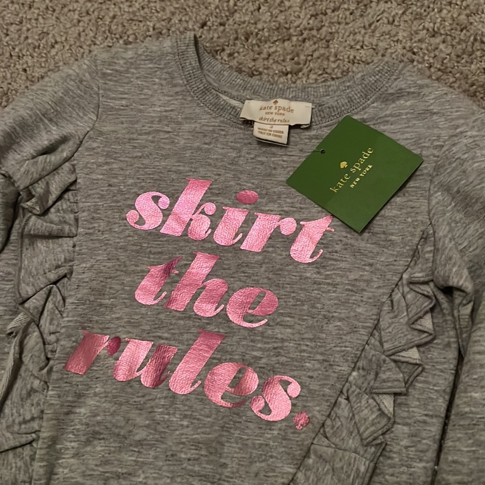 Kate Spade Girls Ruffle Top - Picture 2 of 3